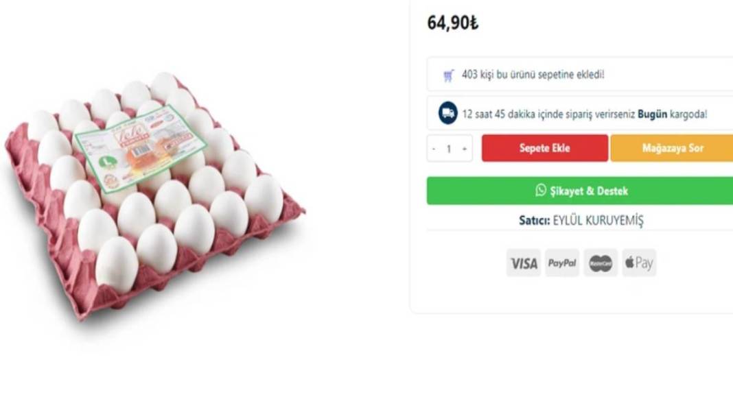 Yumurtanın kolisinde büyük indirim! İndirimi duyan o marketlere akın ediyor: Yetişen koli koli alıyor! 5